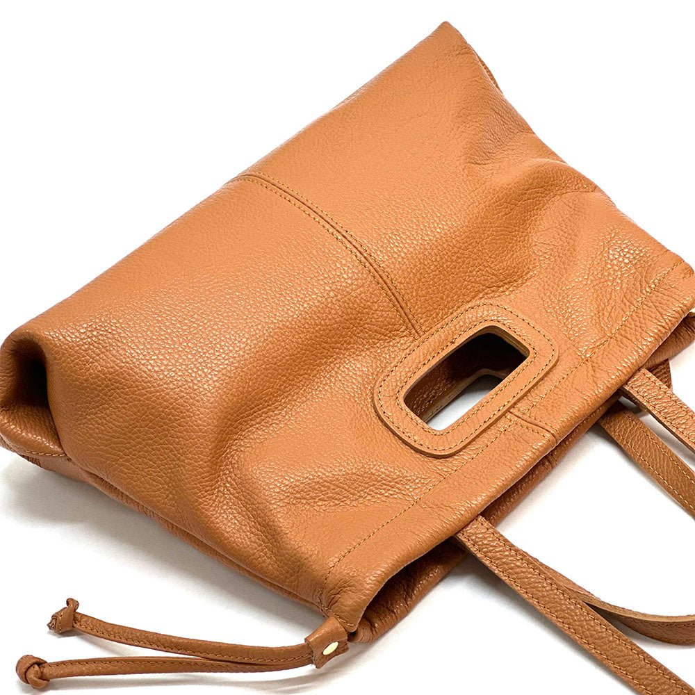 Lysandra Italian Soft Cow Leather Shoulder Bag - Leather Italiano