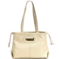 Lysandra Italian Soft Cow Leather Shoulder Bag - Leather Italiano