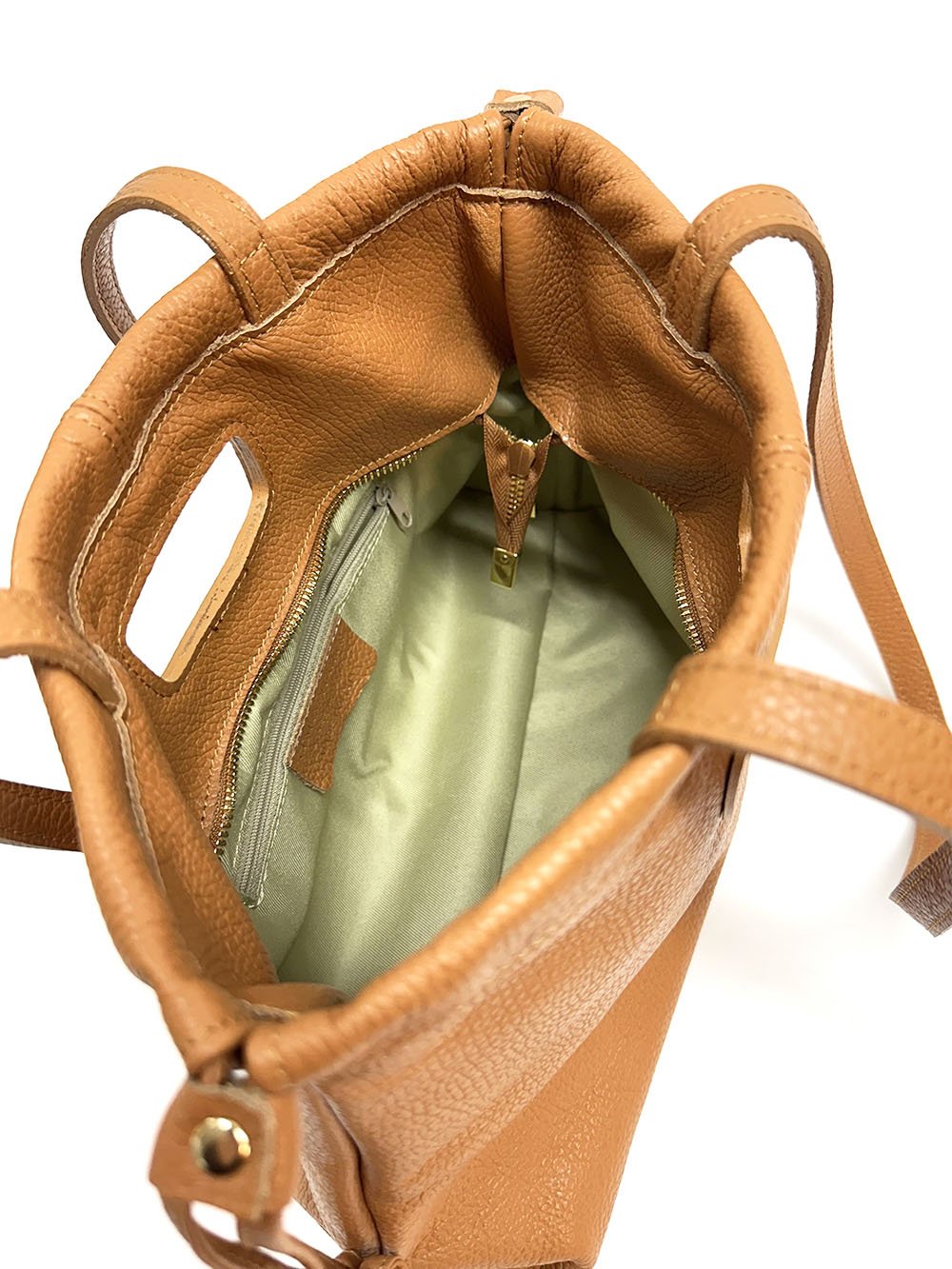 Lysandra Italian Soft Cow Leather Shoulder Bag - Leather Italiano