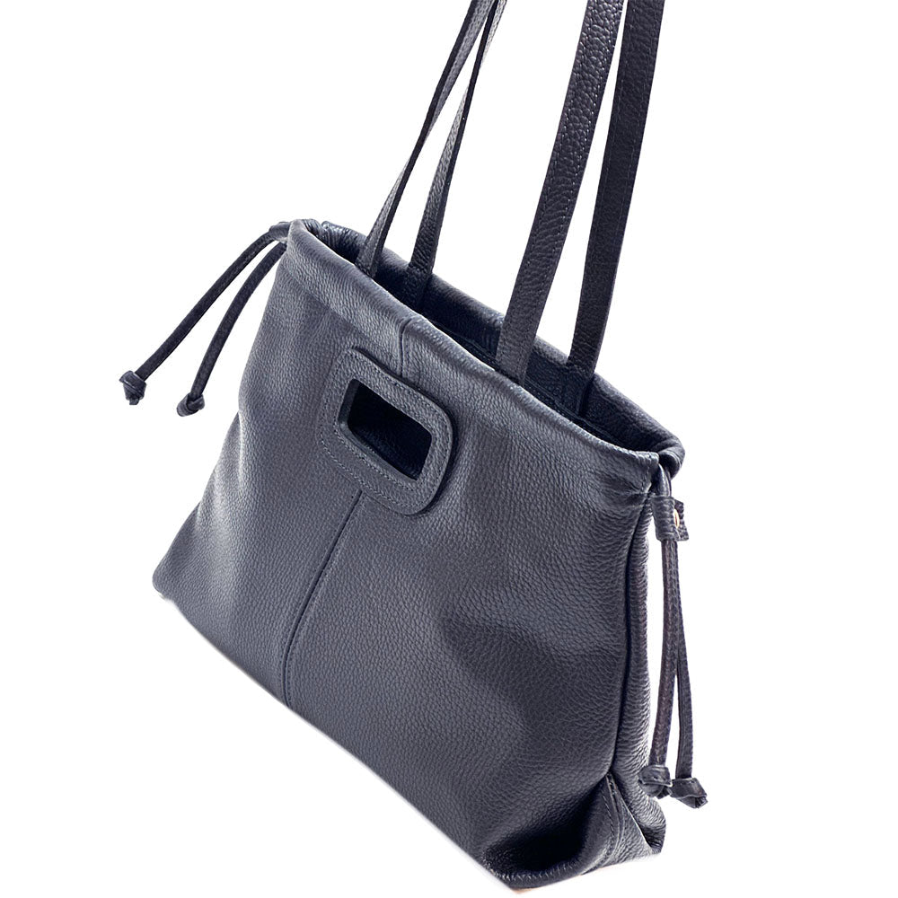 Lysandra Italian Soft Cow Leather Shoulder Bag - Leather Italiano