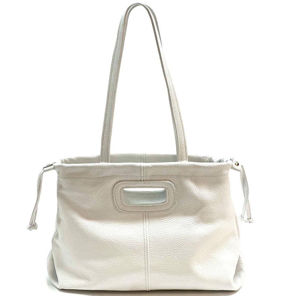 Lysandra Italian Soft Cow Leather Shoulder Bag - Leather Italiano