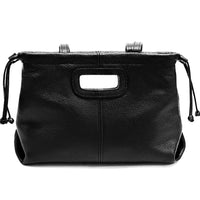 Lysandra Italian Soft Cow Leather Shoulder Bag - Leather Italiano