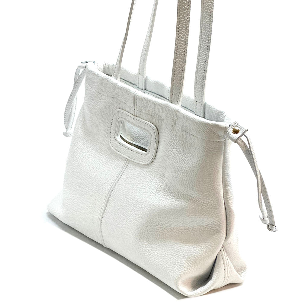 Lysandra Italian Soft Cow Leather Shoulder Bag - Leather Italiano