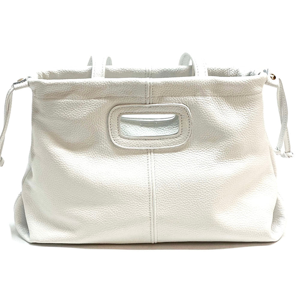 Lysandra Italian Soft Cow Leather Shoulder Bag - Leather Italiano