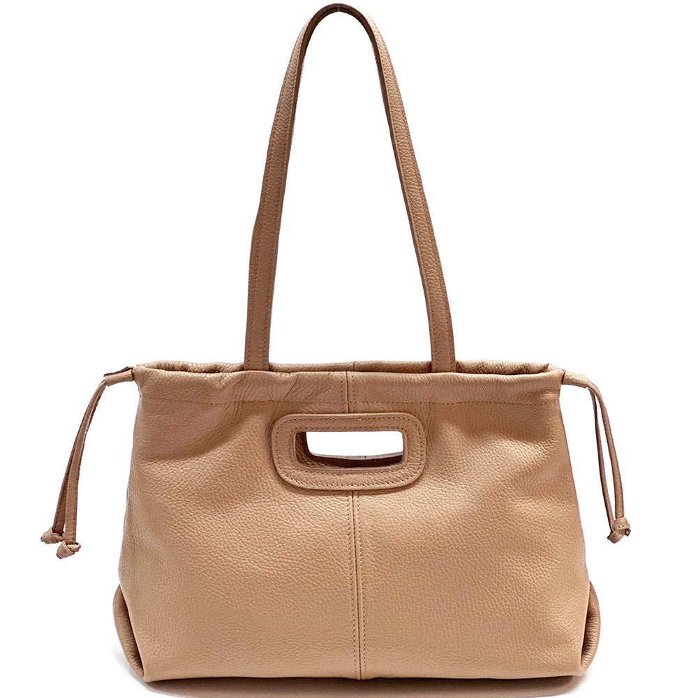 Lysandra Italian Soft Cow Leather Shoulder Bag - Leather Italiano