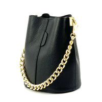 Maddalena Leather Bucket Bag - Leather Italiano