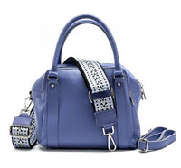 Maica Leather Boston Bag - Leather Italiano