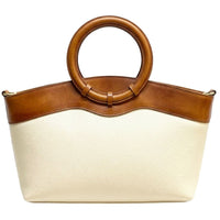 Marcella Cow Leather Top Handle Bag - Leather Italiano
