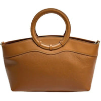 Marcella Cow Leather Top Handle Bag - Leather Italiano