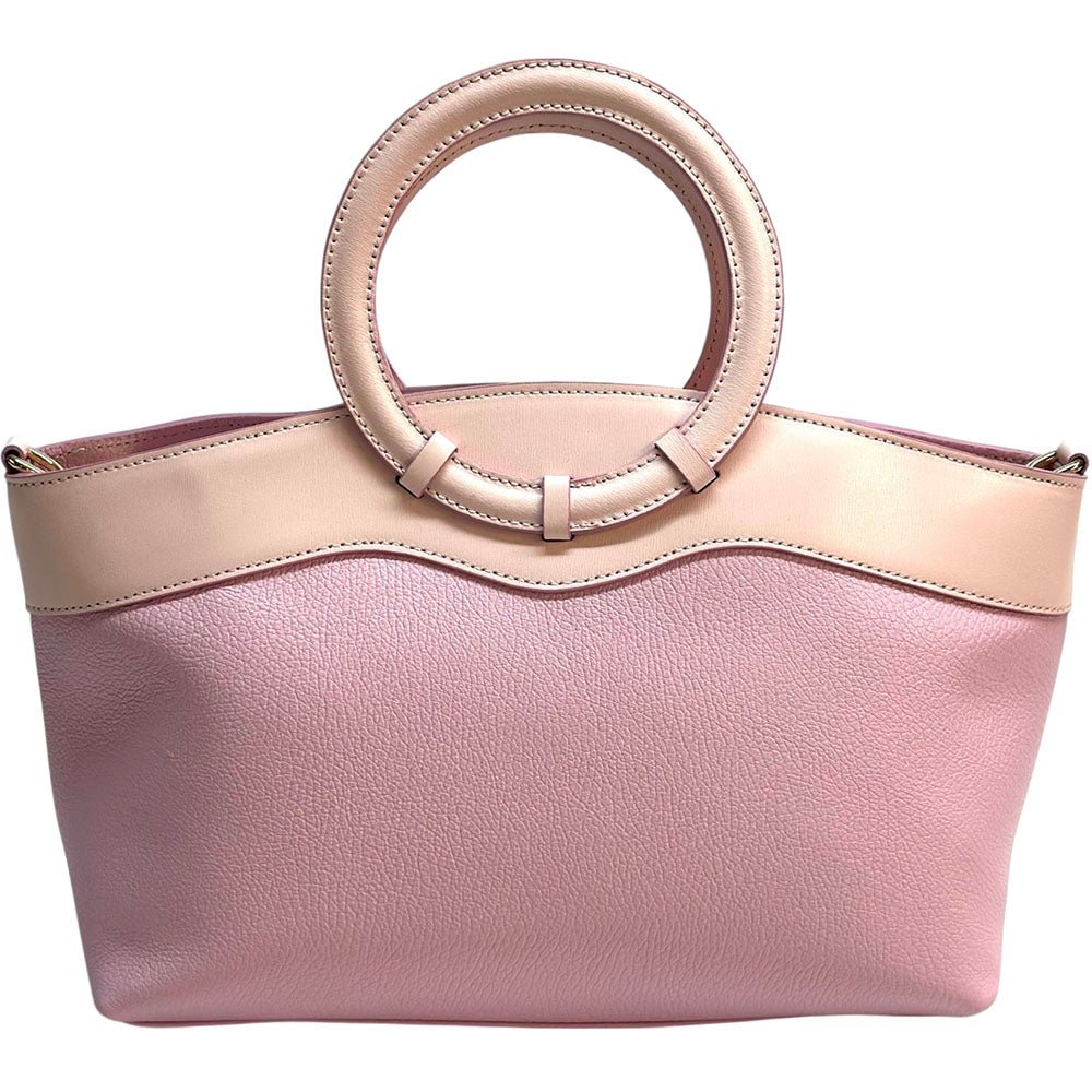Marcella Cow Leather Top Handle Bag - Leather Italiano