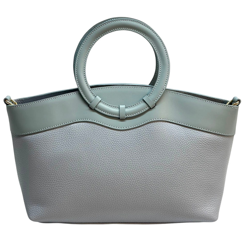 Marcella Cow Leather Top Handle Bag - Leather Italiano