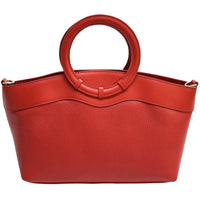 Marcella Cow Leather Top Handle Bag - Leather Italiano