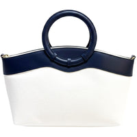 Marcella Cow Leather Top Handle Bag - Leather Italiano