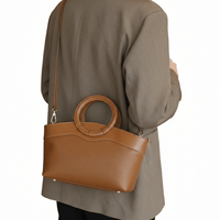 Marcella Cow Leather Top Handle Bag - Leather Italiano