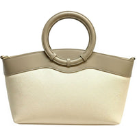 Marcella Cow Leather Top Handle Bag - Leather Italiano