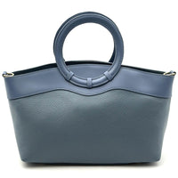 Marcella Italian Leather Top Handle Bag - Leather Italiano