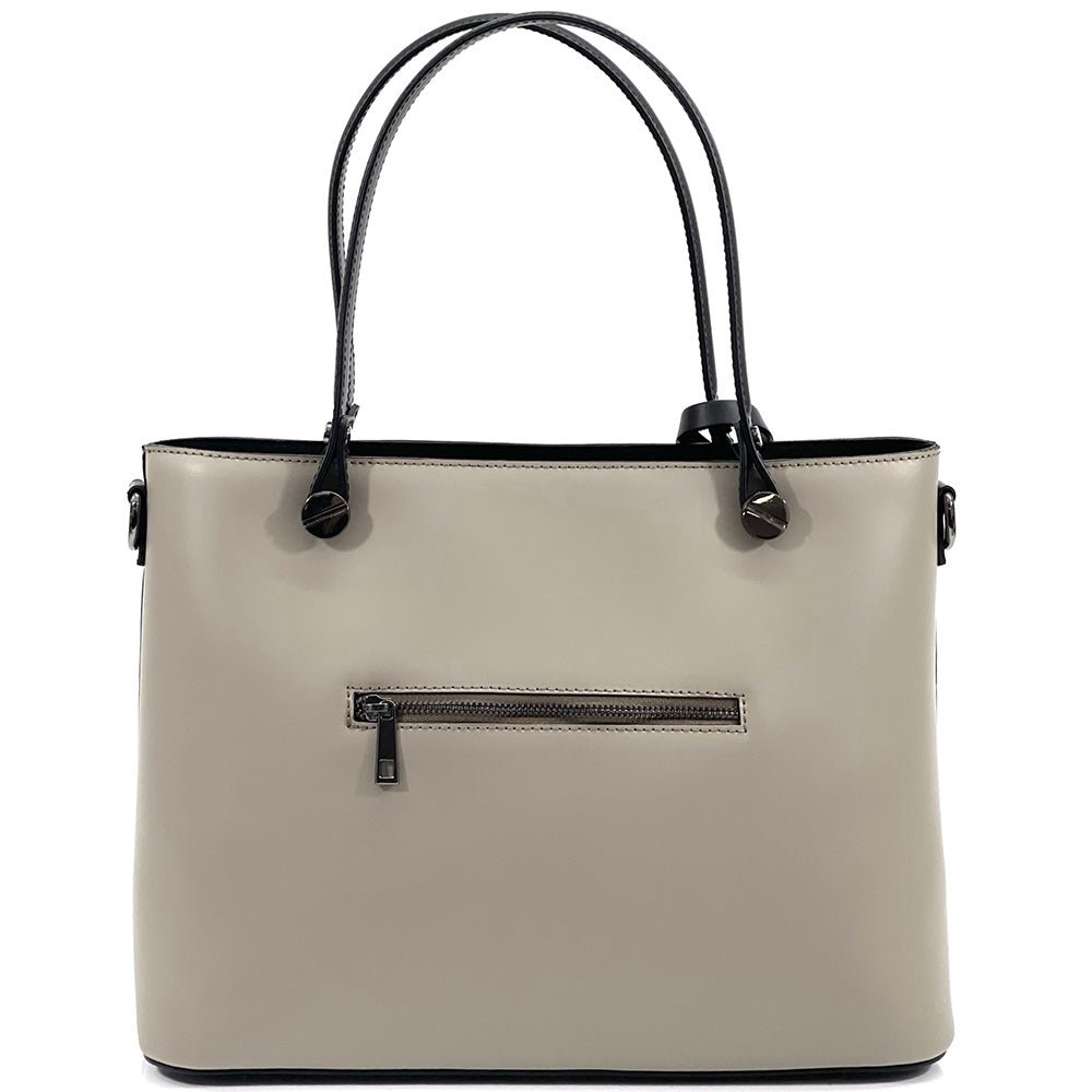 Margherita Tote Italian Handmade Leather Bag – Elegant Everyday Tote for Women - Leather Italiano