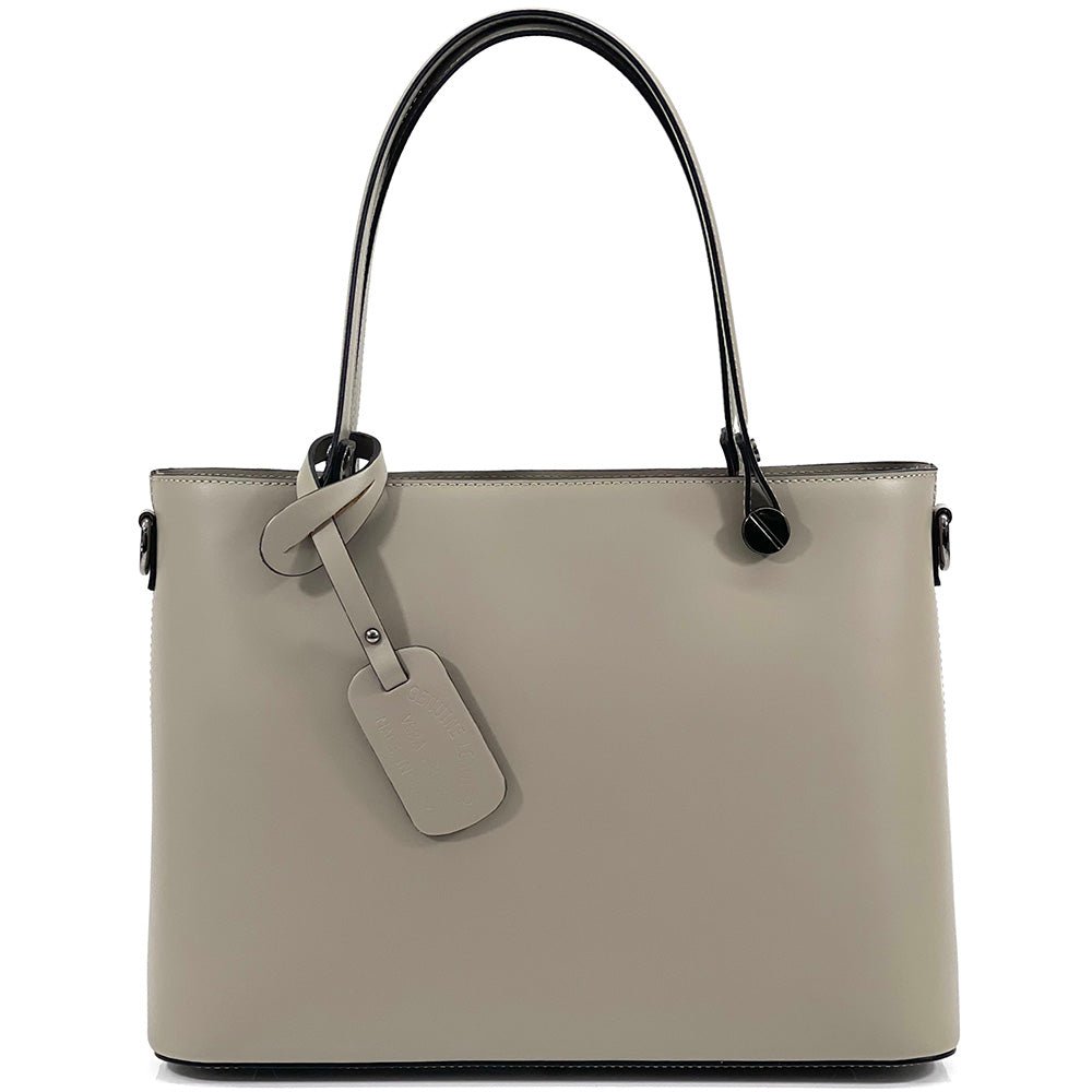 Margherita Tote Italian Handmade Leather Bag – Elegant Everyday Tote for Women - Leather Italiano
