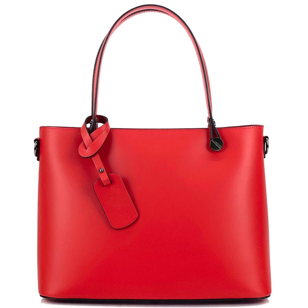 Margherita Tote Italian Handmade Leather Bag – Elegant Everyday Tote for Women - Leather Italiano