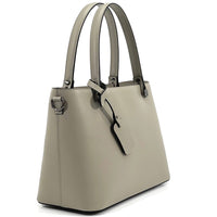Margherita Tote Italian Handmade Leather Bag – Elegant Everyday Tote for Women - Leather Italiano