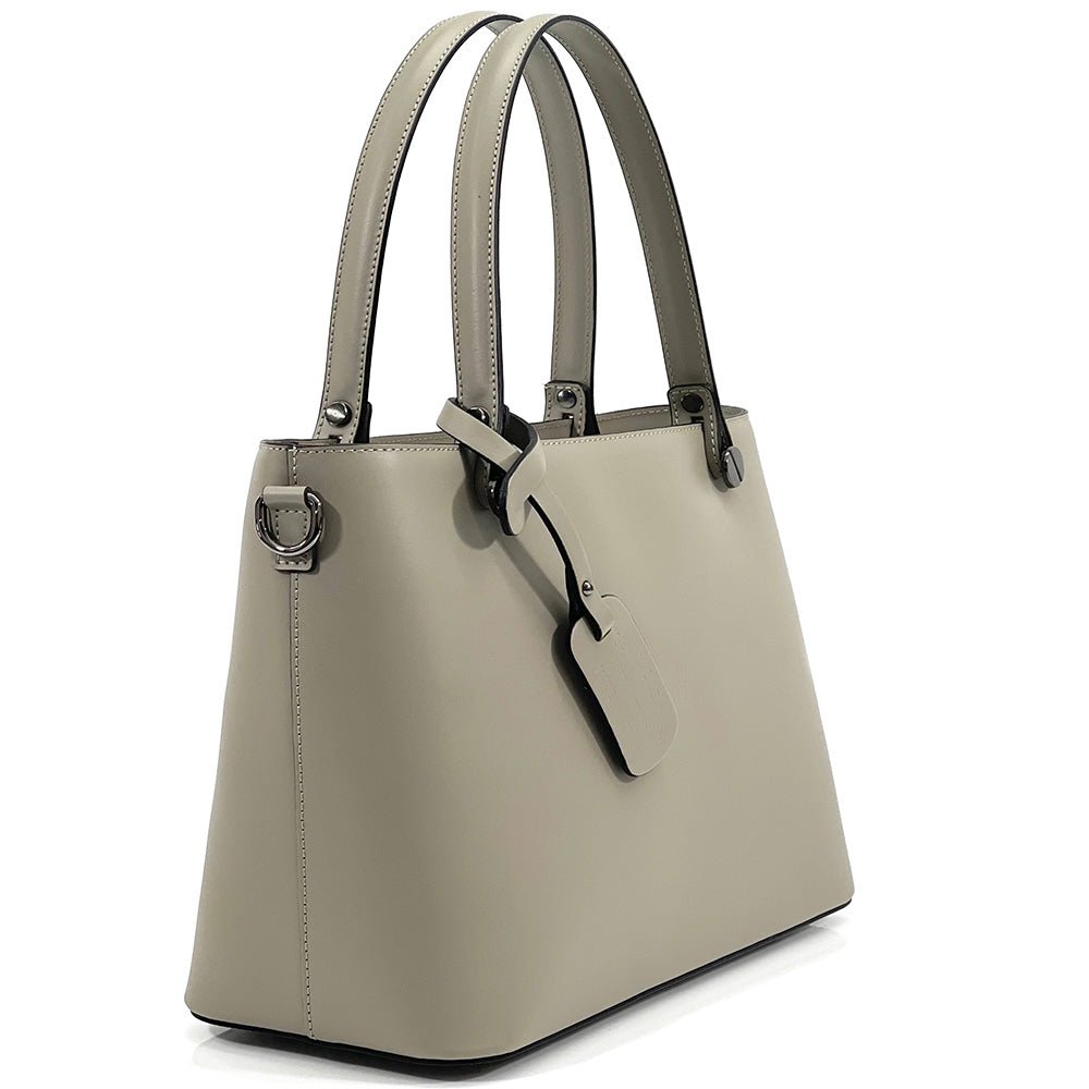 Margherita Tote Italian Handmade Leather Bag – Elegant Everyday Tote for Women - Leather Italiano