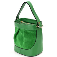 Marina Leather Bucket Bag - Leather Italiano