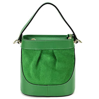 Marina Leather Bucket Bag - Leather Italiano