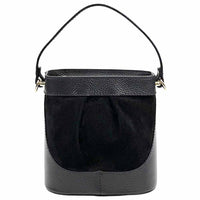 Marina Leather Bucket Bag - Leather Italiano