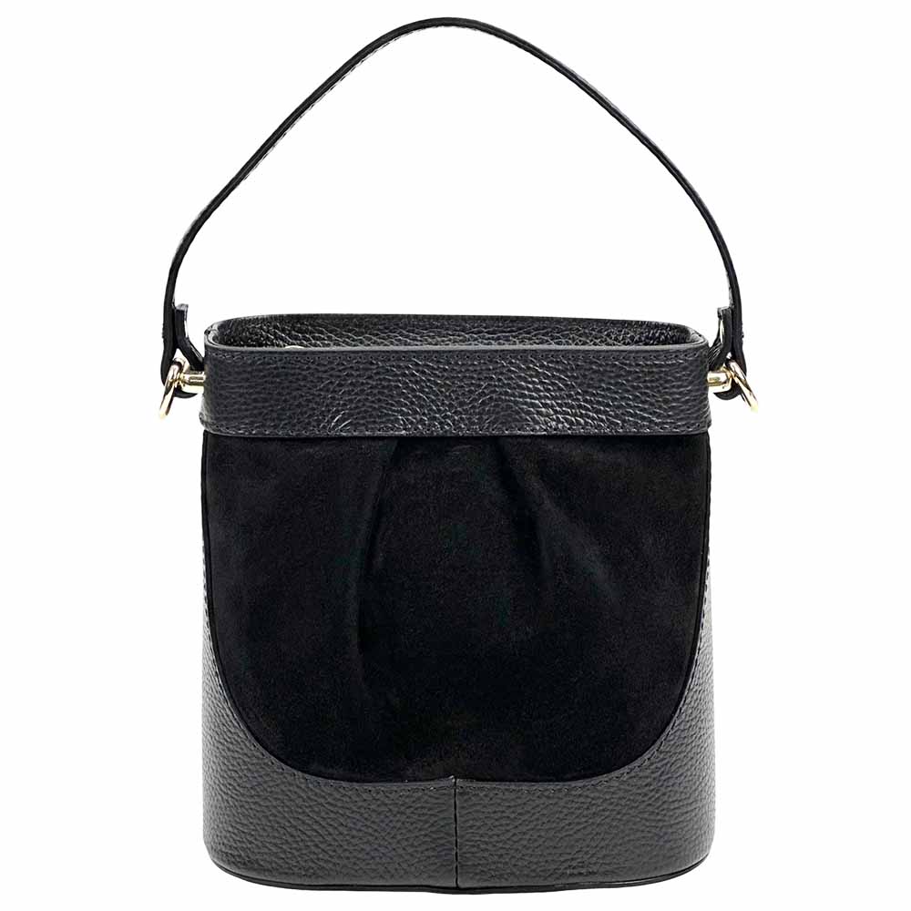 Marina Leather Bucket Bag - Leather Italiano