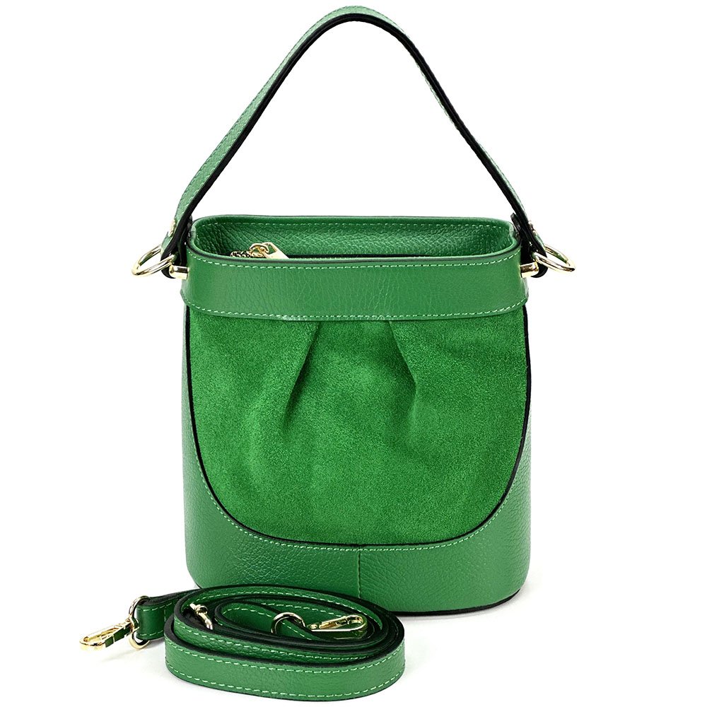 Marina Leather Bucket Bag - Leather Italiano