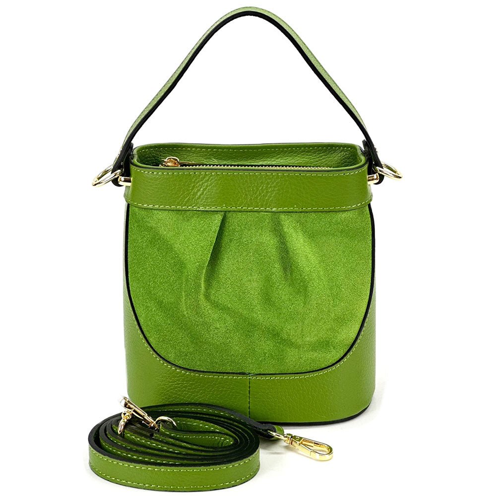 Marina Leather Bucket Bag - Leather Italiano