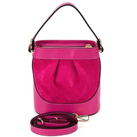 Marina Leather Bucket Bag - Leather Italiano