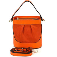 Marina Leather Bucket Bag - Leather Italiano