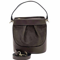 Marina Leather Bucket Bag - Leather Italiano