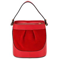 Marina Leather Bucket Bag - Leather Italiano