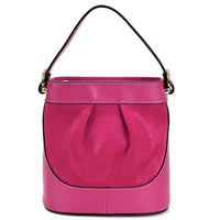 Marina Leather Bucket Bag - Leather Italiano