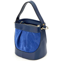 Marina Leather Bucket Bag - Leather Italiano