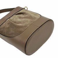 Marina Leather Bucket Bag - Leather Italiano
