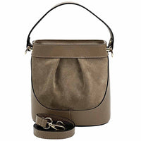 Marina Leather Bucket Bag - Leather Italiano