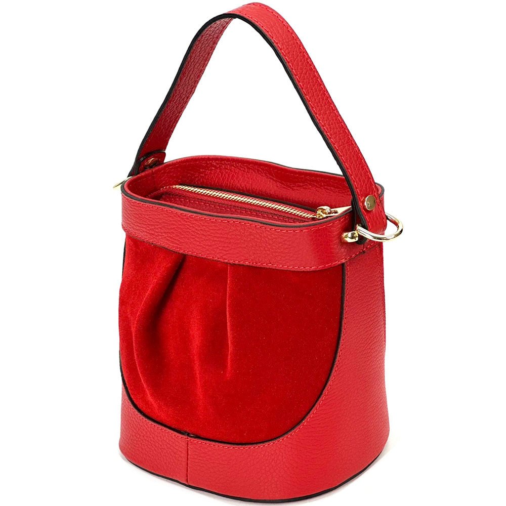 Marina Leather Bucket Bag - Leather Italiano