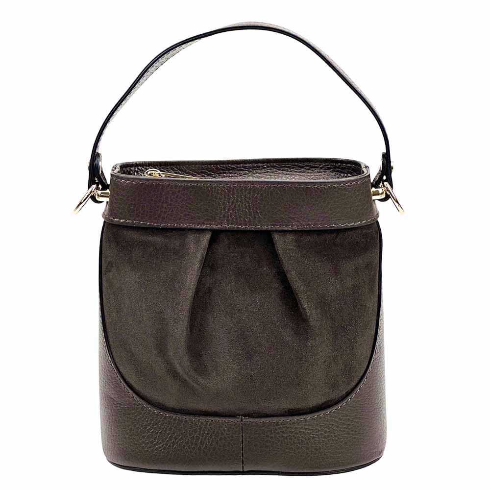 Marina Leather Bucket Bag - Leather Italiano