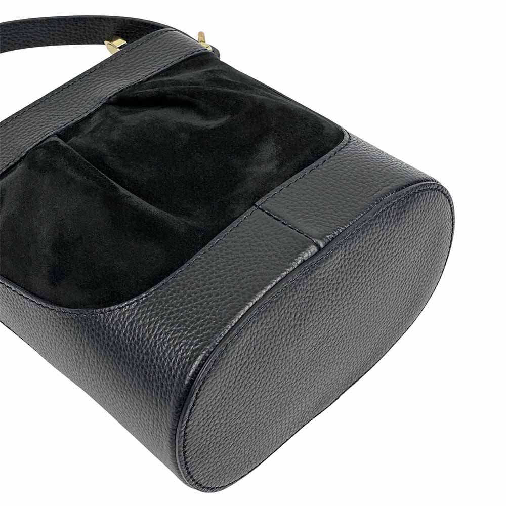 Marina Leather Bucket Bag - Leather Italiano