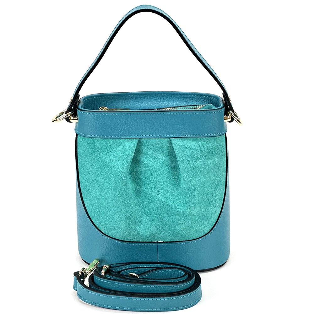 Marina Leather Bucket Bag - Leather Italiano