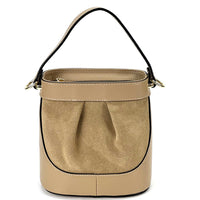 Marina Leather Bucket Bag - Leather Italiano