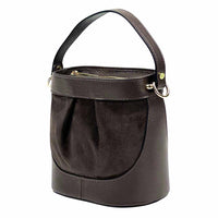Marina Leather Bucket Bag - Leather Italiano