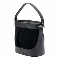 Marina Leather Bucket Bag - Leather Italiano