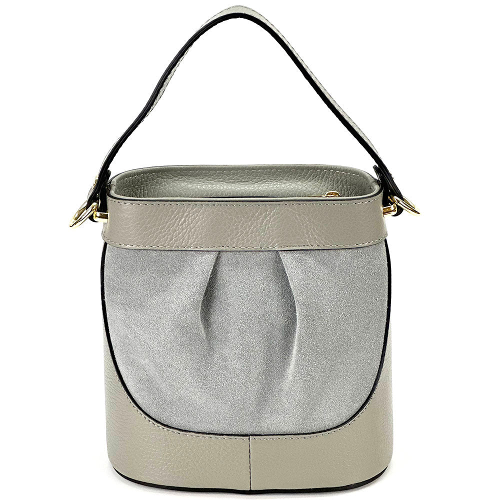 Marina Leather Bucket Bag - Leather Italiano