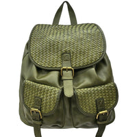 Marinella Washed Cow Leather Backpack - Leather Italiano