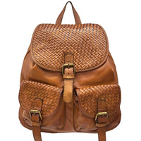 Marinella Washed Cow Leather Backpack - Leather Italiano
