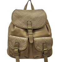 Marinella Washed Cow Leather Backpack - Leather Italiano